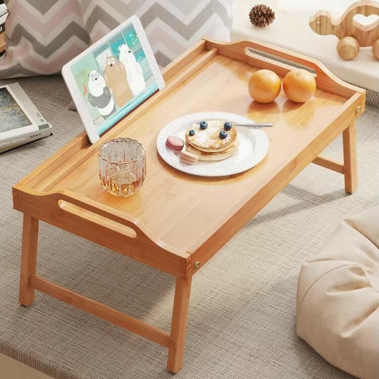 《5593》ins原木色床上桌