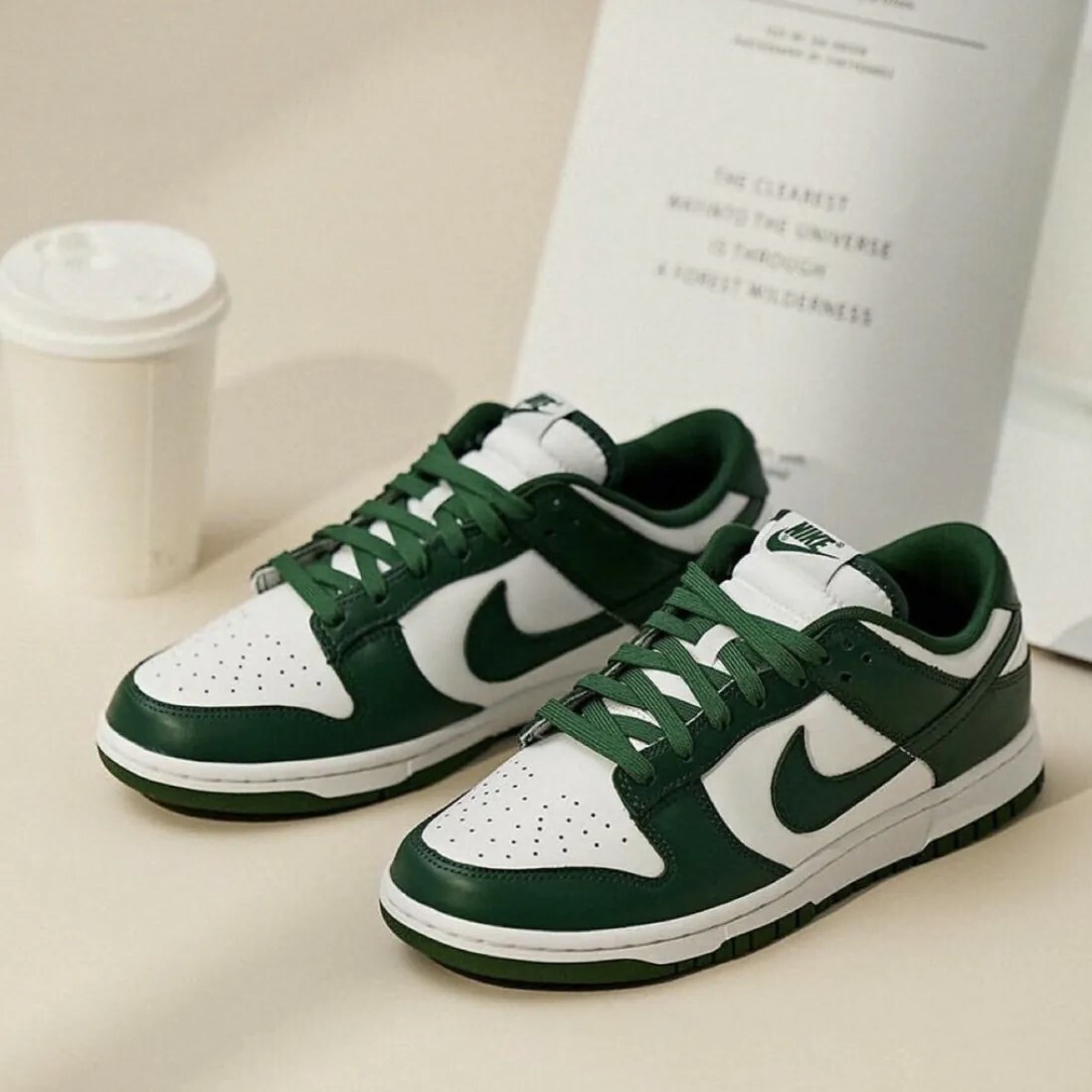 NIKE DUNK LOW VARSITY GREEN 白綠 DD1391-101