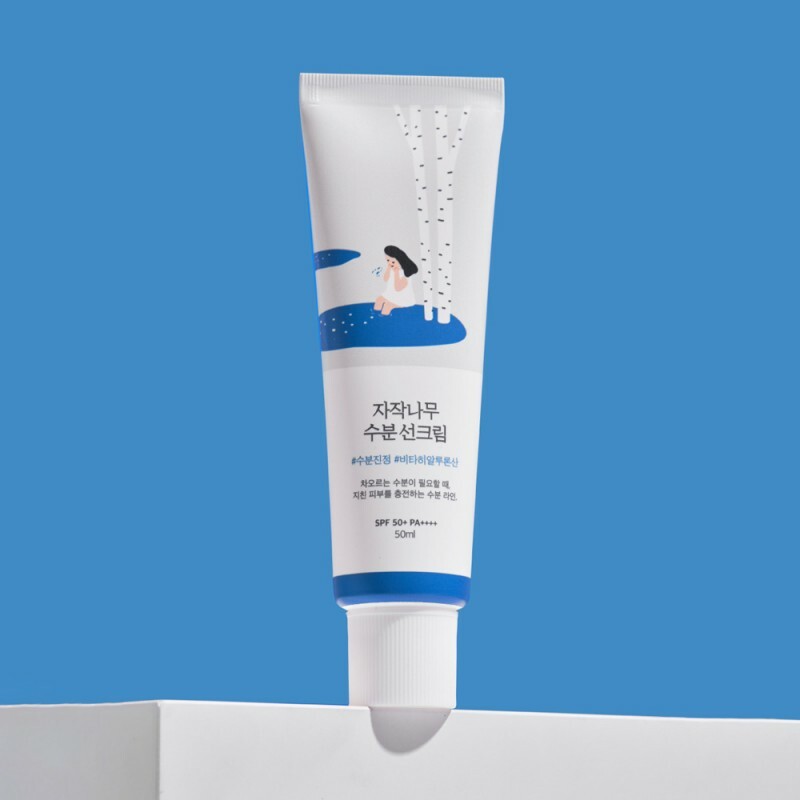 現 貨 |【孖裝】韓國 ROUND LAB 獨島 白樺樹補水防曬霜 SPF50+ PA++++