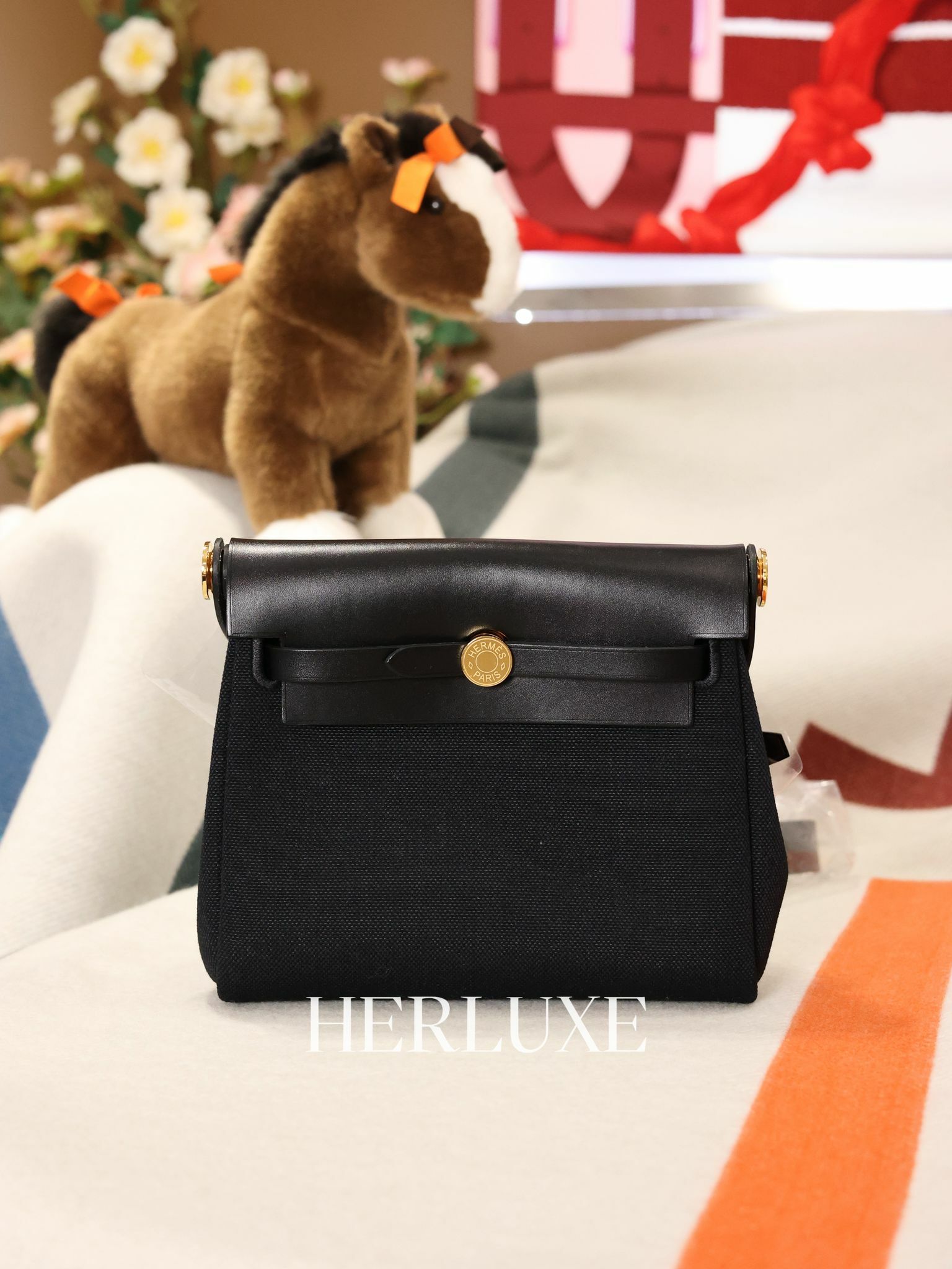 Herbag mini 89 noir cc canvas K