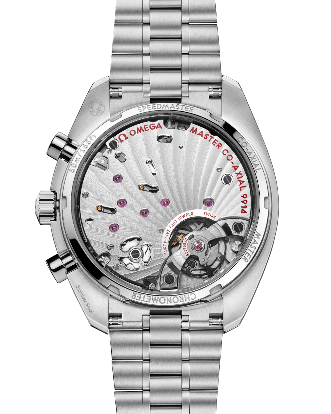 BRAND NEW OMEGA SPEEDMASTER 304.30.43.52.01.001 30430435201001 BLACK DIAL STEEL MOONPHASE CO AXIAL MASTER CHRONOMETER MOONPHASE CHRONOGRAPH 43 MM