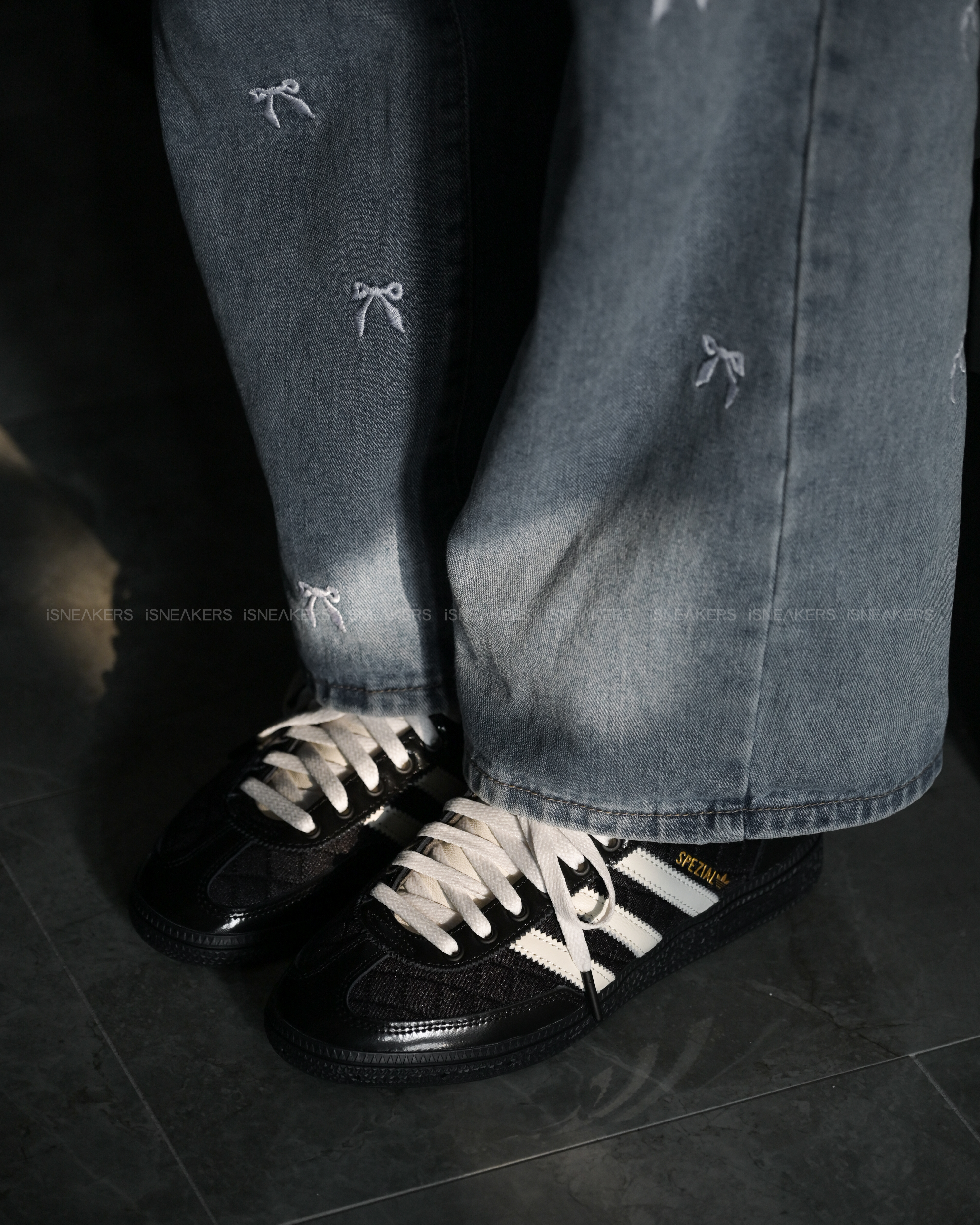 iSNEAKERS｜Adidas Handball Spezial "Black White" 黑白菱格紋 JP5669