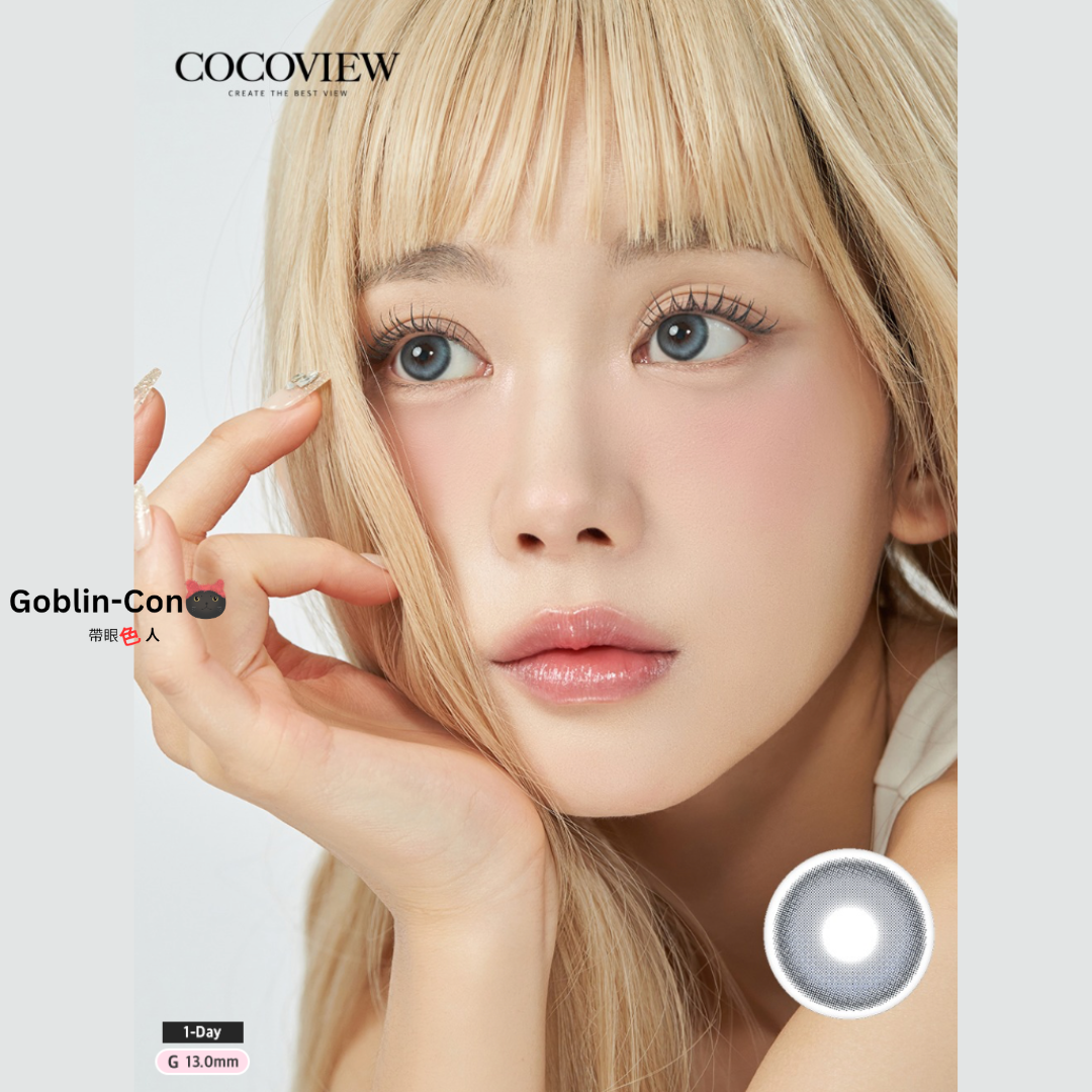 [日拋] COCOView 1 Day Mauve Blue｜彩妝美瞳隱形眼鏡｜每盒10片