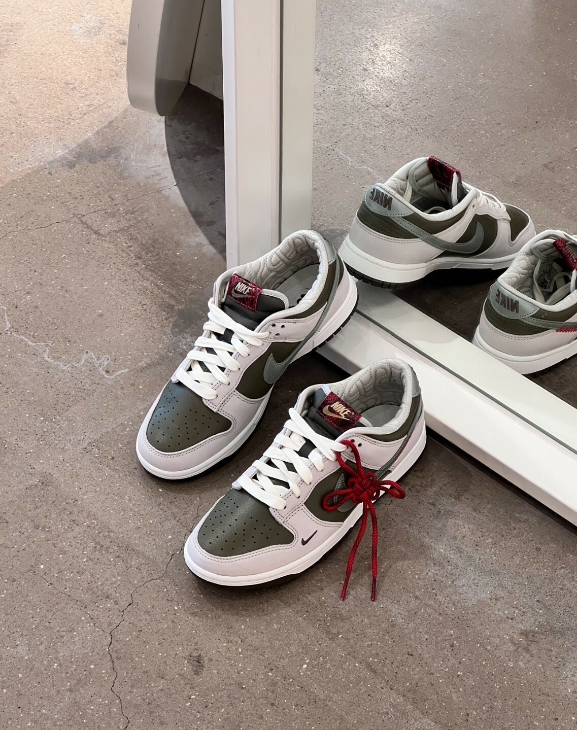 NIKE DUNK LOW LX 蛇年 灰綠 CNY 中國結 復古休閒鞋 HV5980-231