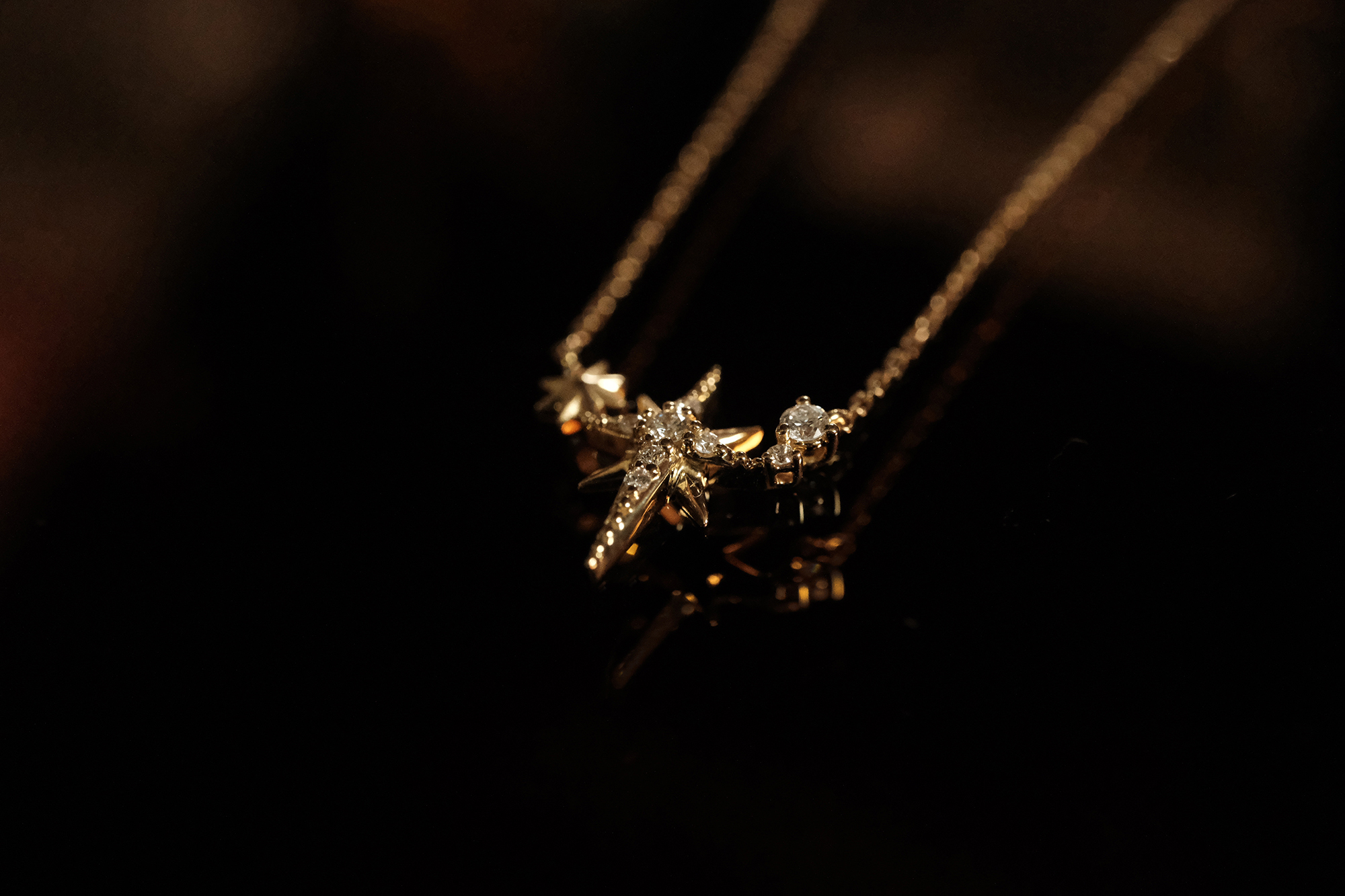 18K 夢枕星河項鍊