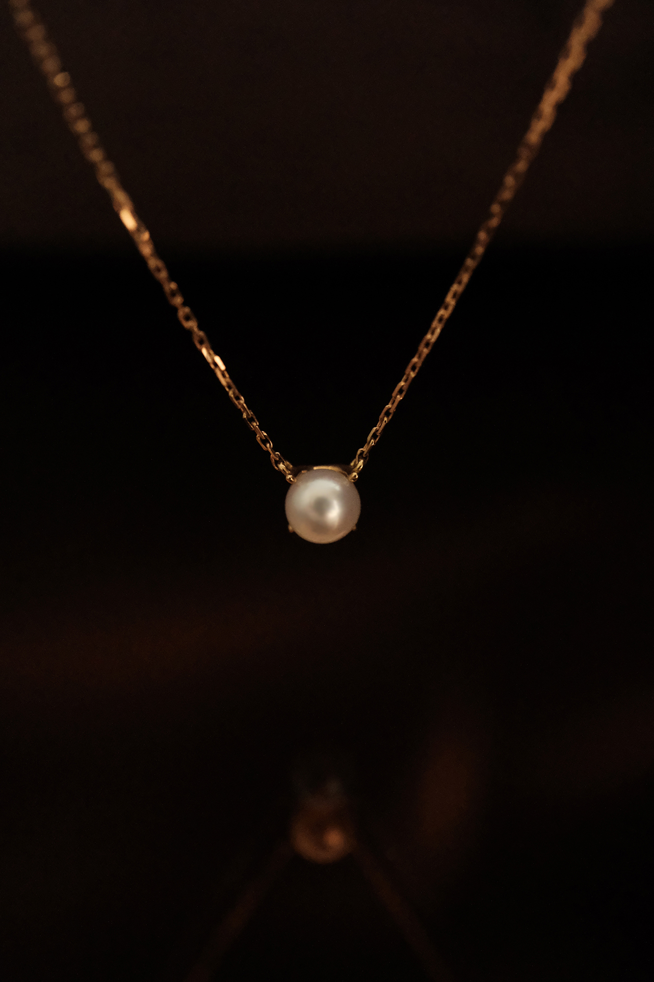 18K 雪中獨舞項鍊