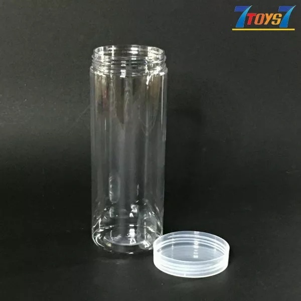 2x 透明塑膠圓筒公仔儲存器 , 防塵防潮防水 ,適合星球大戰六吋或以下Figure