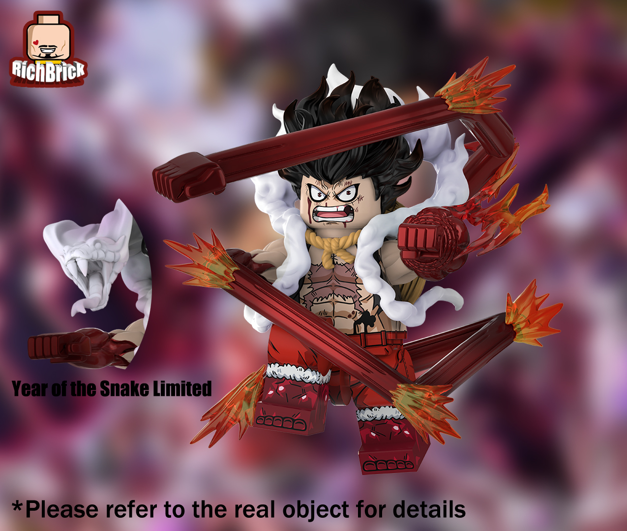 [Rich][Preoreder] One Piece - Gear 4 Luffy [UVprinted]