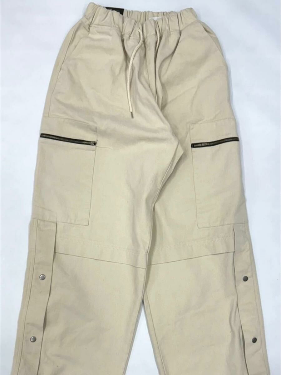 淨色工裝鬆身褲 P3047