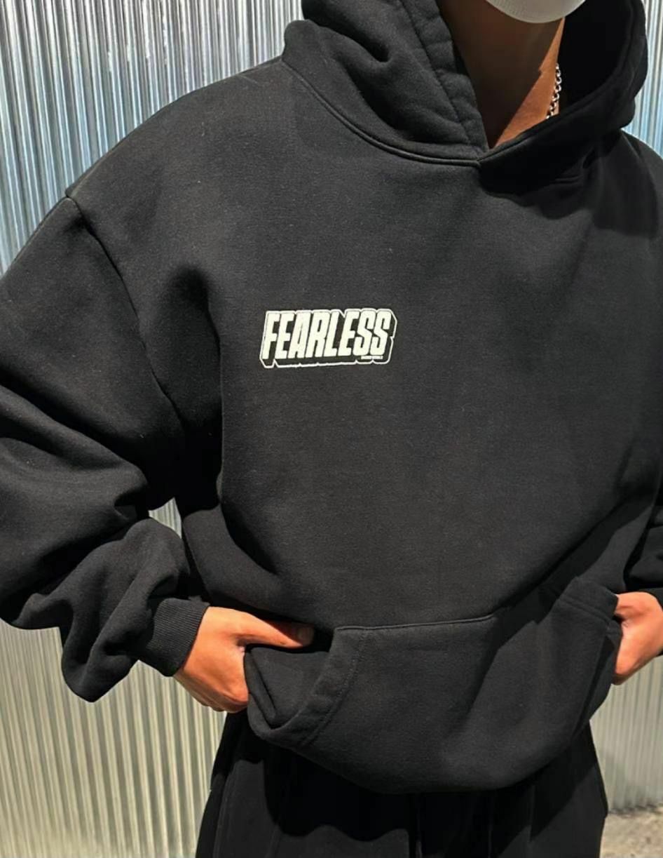 英文字連帽衛衣(薄抓毛底) TAC-0113JK