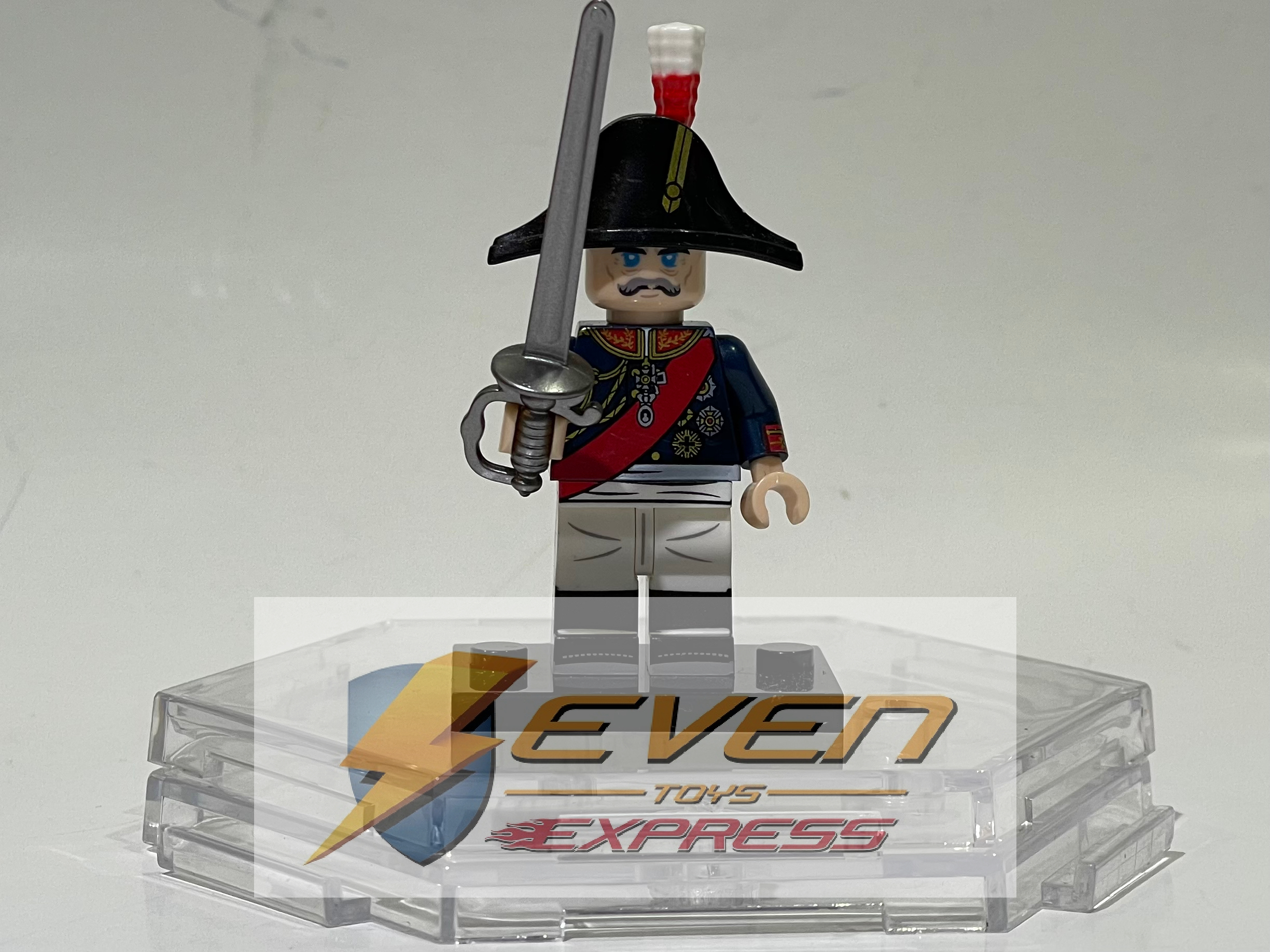 Custom Minifig N48 Gebhard Leberecht von Blücher Napoleonic War Brick Minifigure