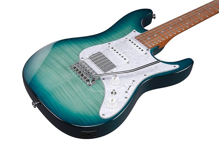 Ibanez AZ Stander AZ22S1F 藍綠色虎紋漸層 電吉他