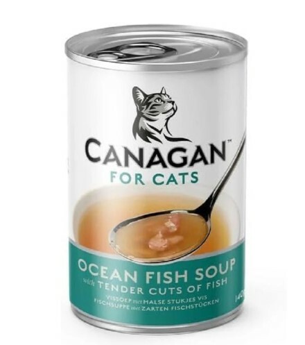 Canagan - 新鮮慢煮湯品 營養補水沙丁配鯖魚湯 (貓用)140g