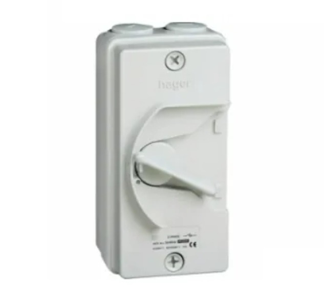 R521  "Hager" 防水刀掣  E30