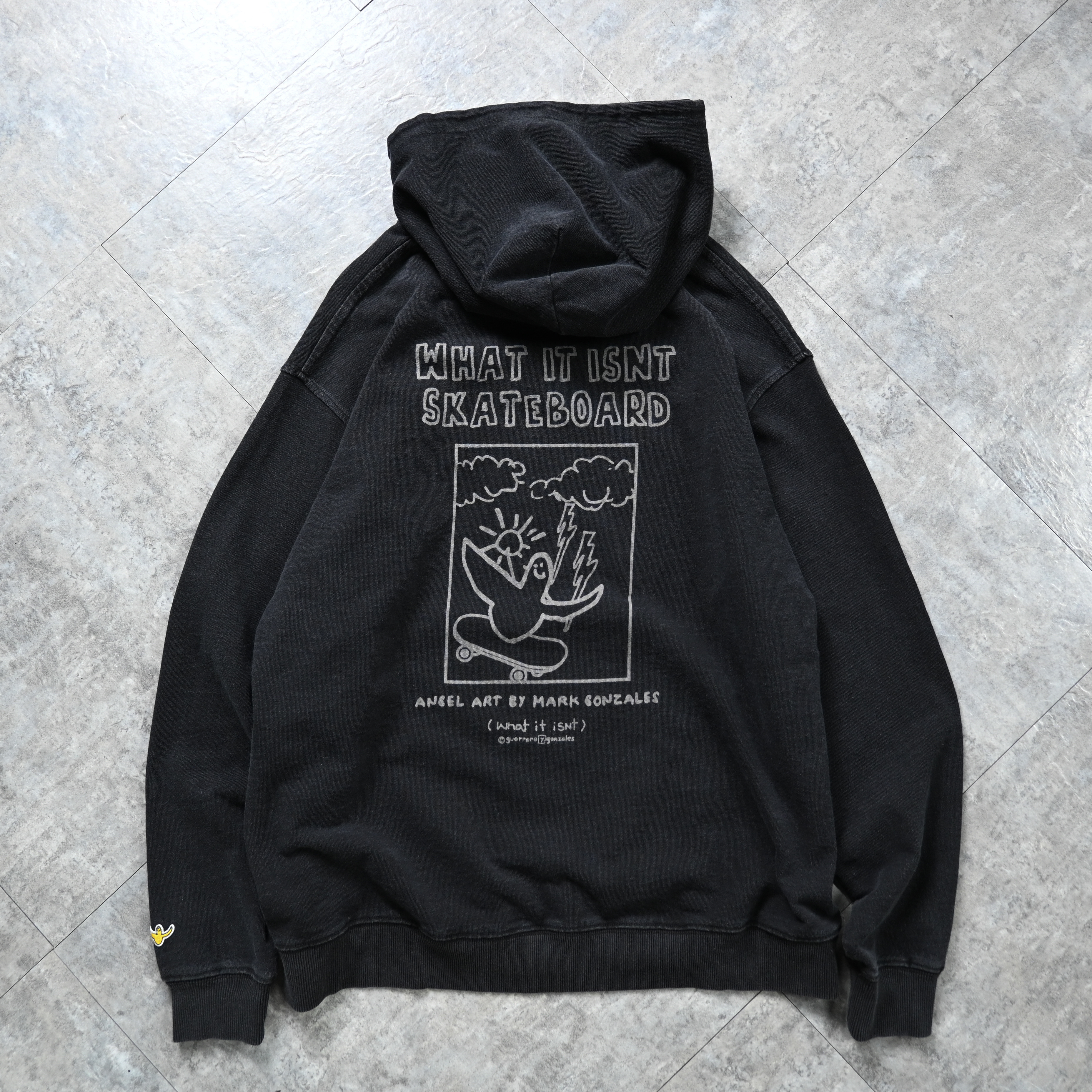 (What it isNt) ART BY MARK GONZALES Indigo pullover hoodie