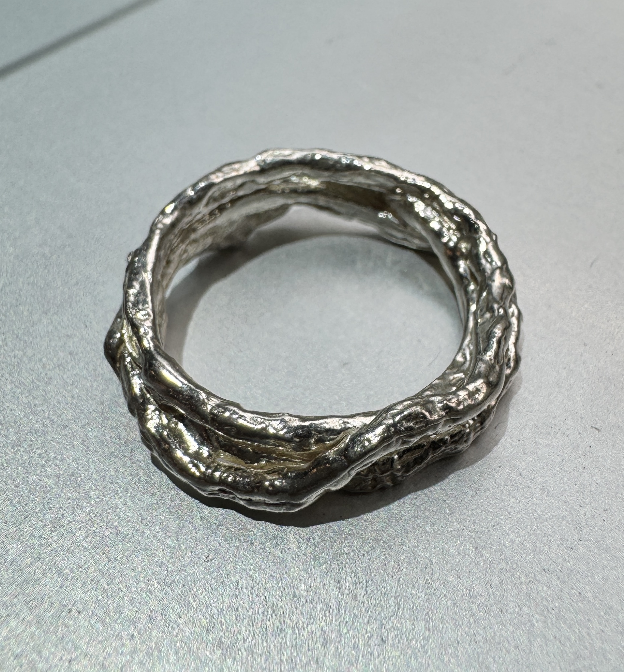 PROJ ORNAMENT 熔岩纏繞線戒