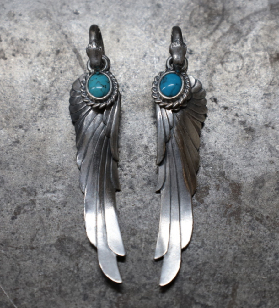 FCT-10/turquoise wing top with/turquoise