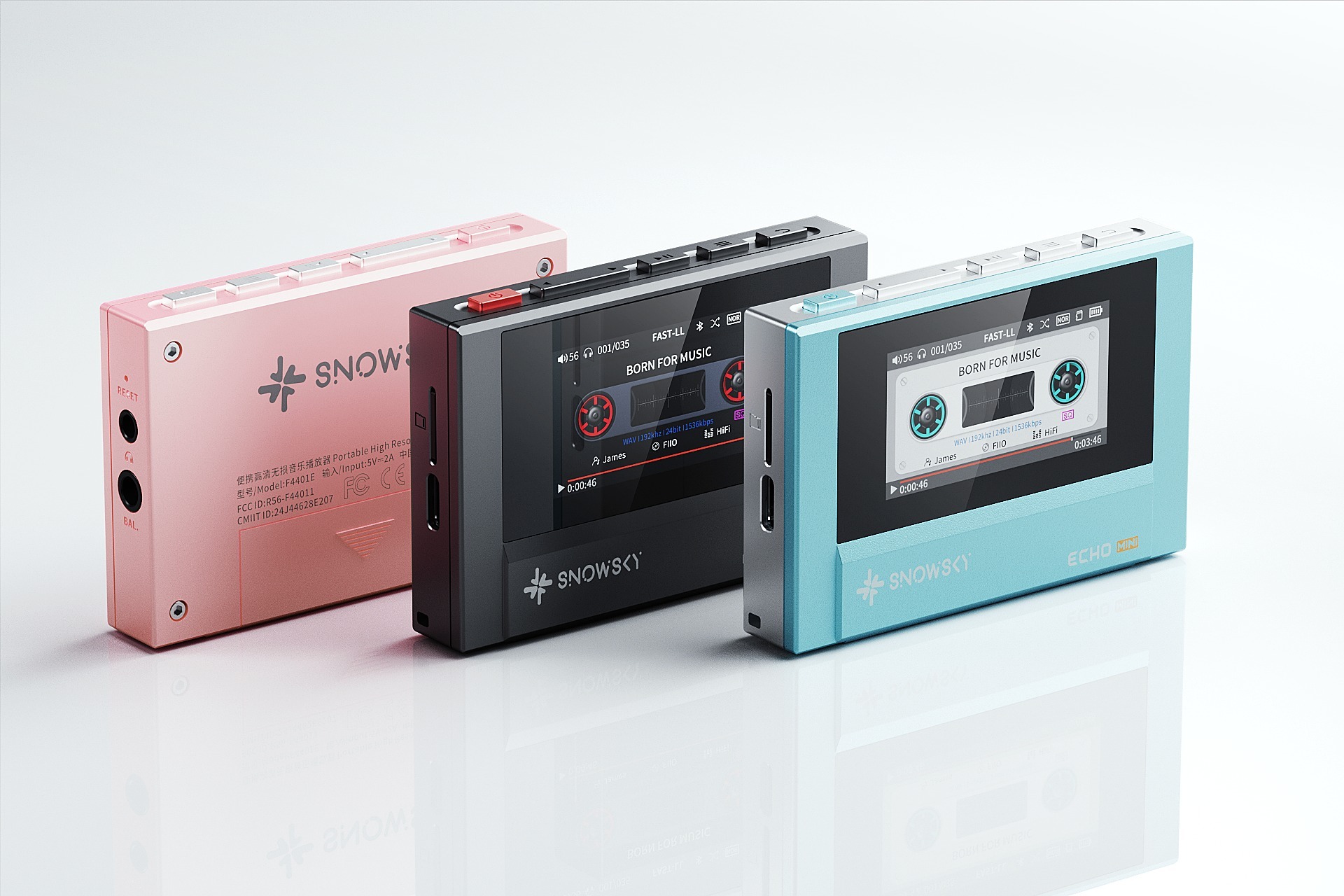 SNOWSKY ECHO Mini 水色 fiio レビュー】カセットプレイヤー風音楽