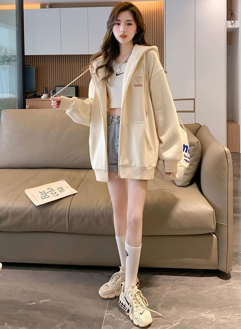 Versatile Oversized Hoodie Jacket