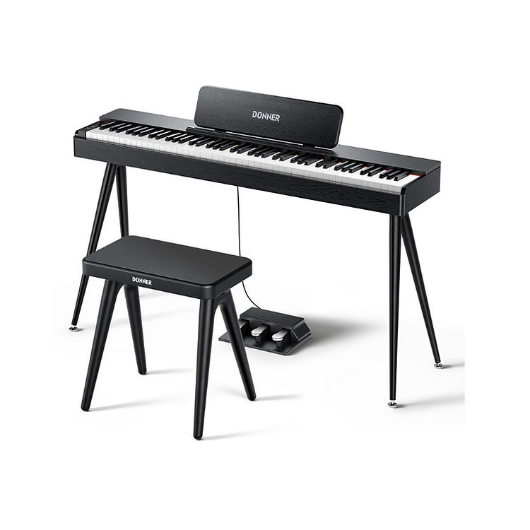 Donner Donner OURA S100 電鋼琴 附贈琴椅 兩色可選 第 2 張圖片｜三峽鍵盤 / 鋼琴