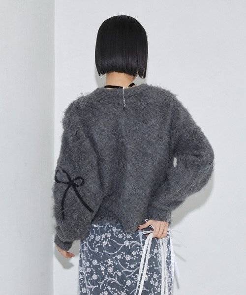 Firsthand / shaggy ribbon knit