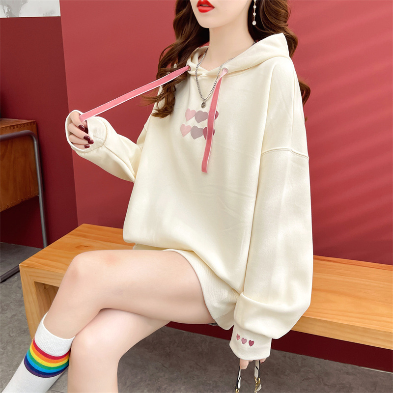 American Vintage Embroidered Heart Sweatshirt