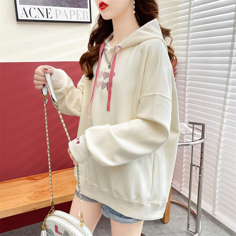 American Vintage Embroidered Heart Sweatshirt