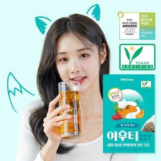 TEA:treat Red Bean Pumpkin Fox Tea 狐狸茶22包裝