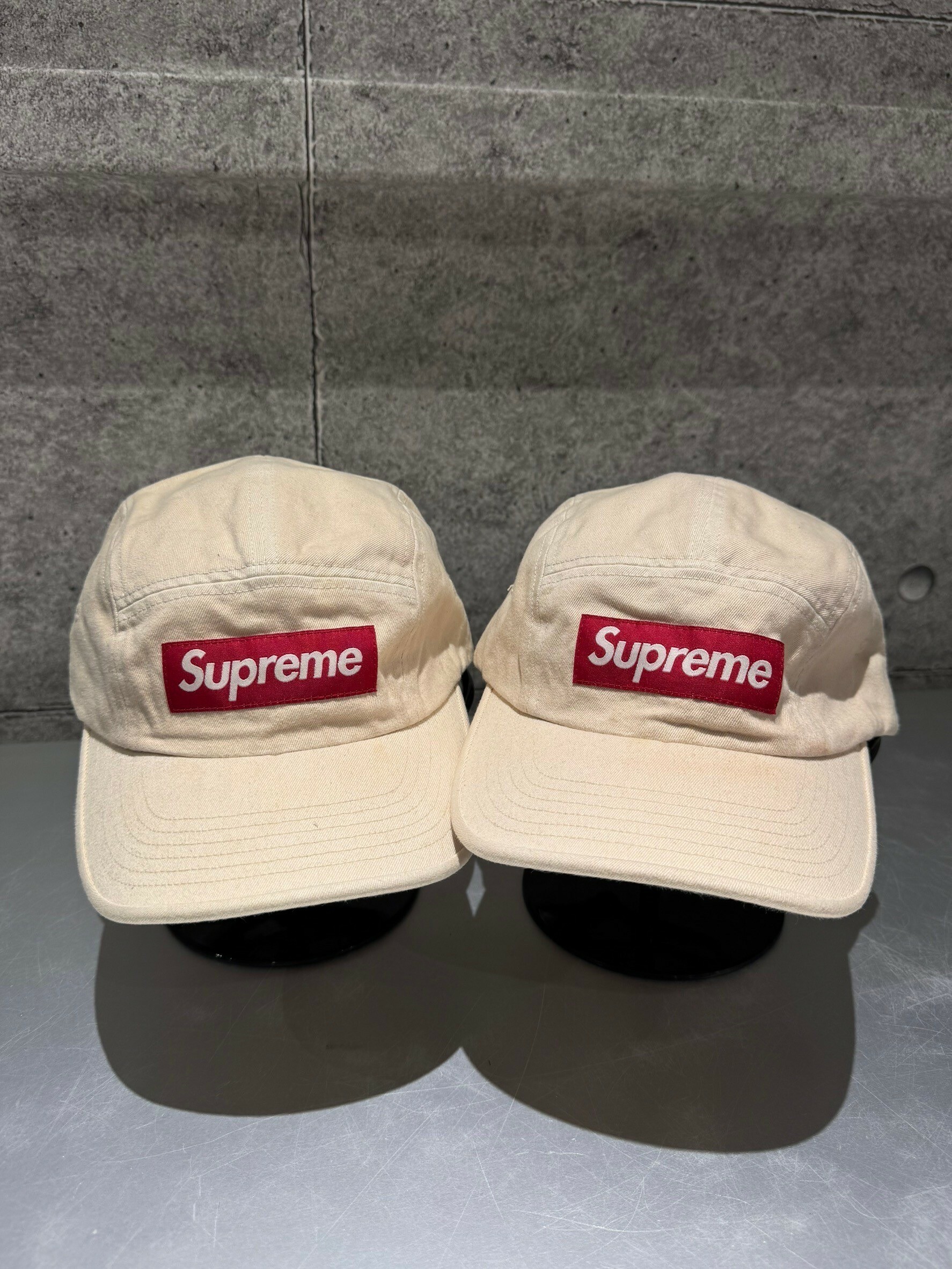Supreme Washed Chino Twill Camp Cap Box Logo 老帽