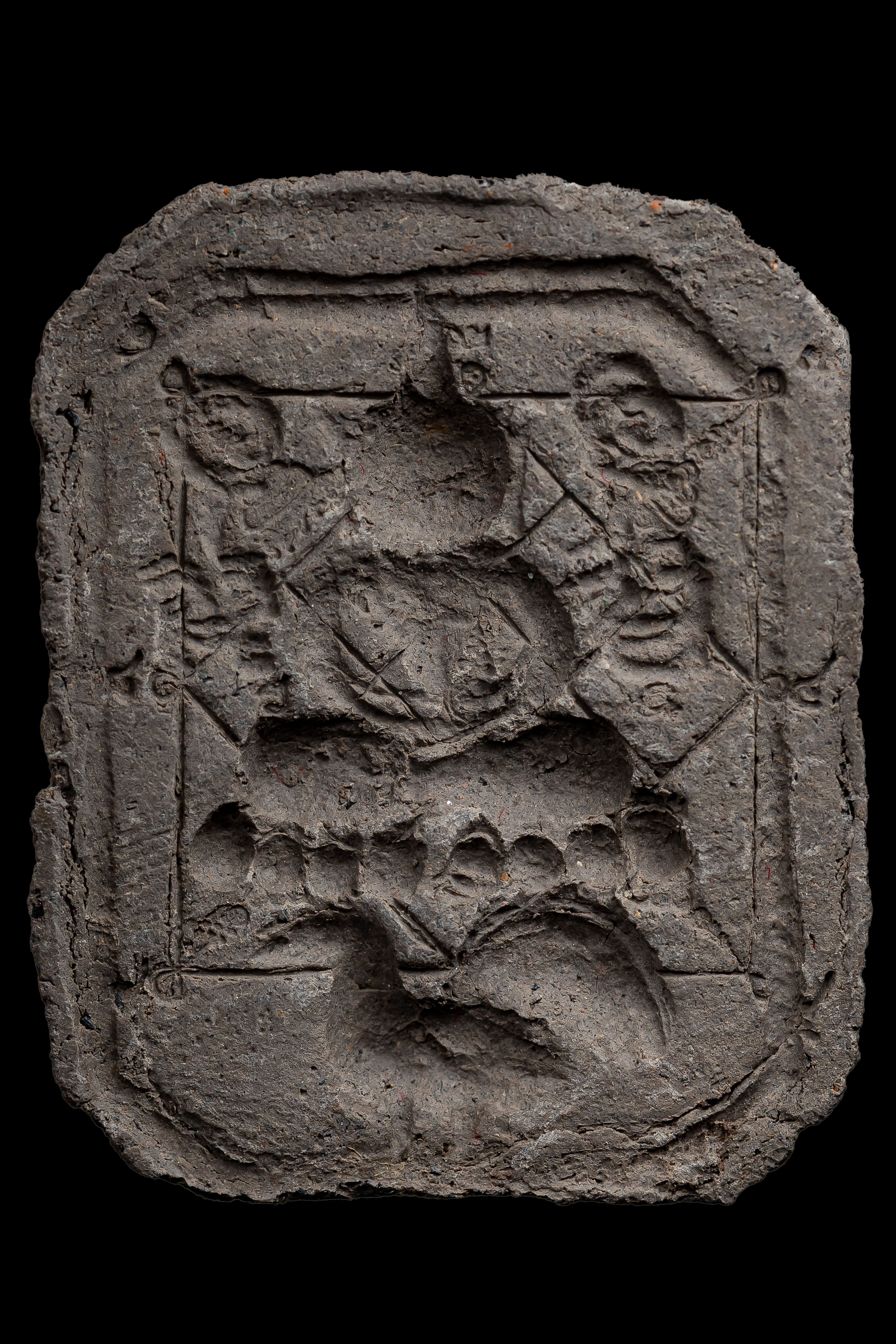 『泰國佛牌』龍婆宋功 神獸崇笛 雞  親壓版本 瓦他薩班 帕阿贊棟提供 材料 04250126