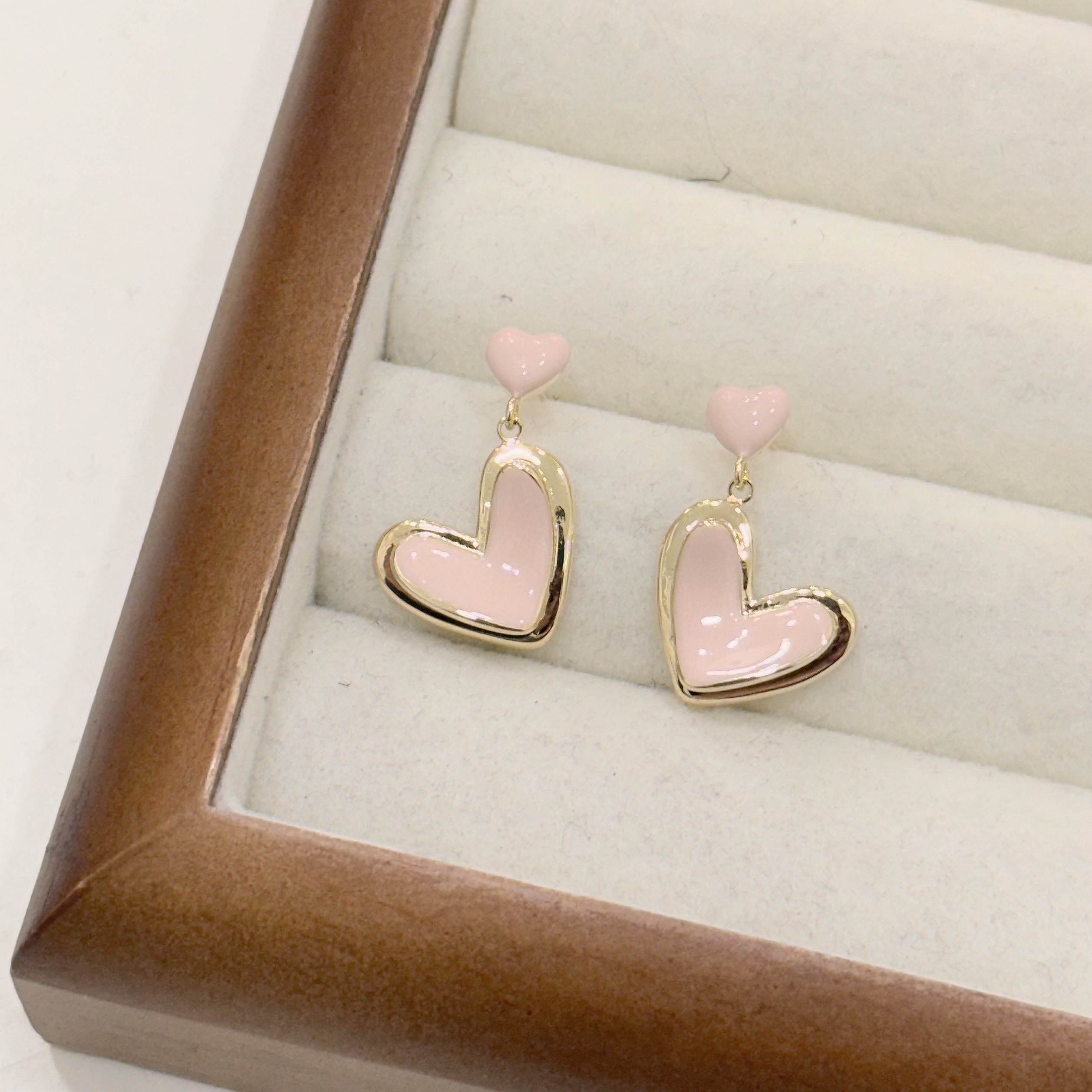 烤漆雙層愛心垂吊