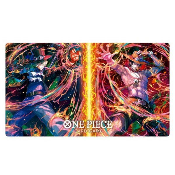 Bandai One Piece Card Game Official Playmat Ace & Sabo 4570118228208