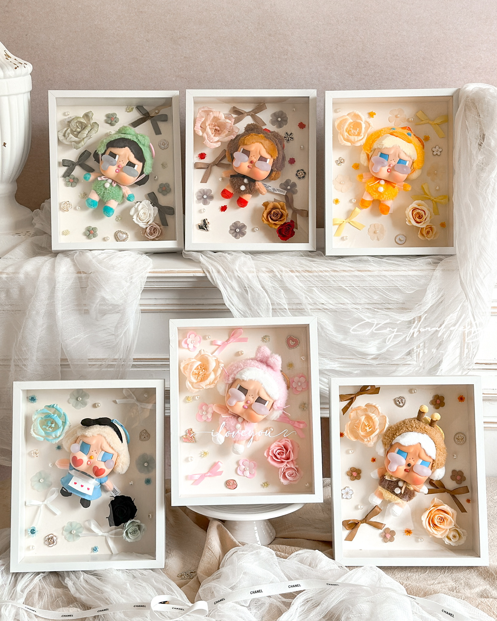 CRYBABY 哭娃系列永生花相框