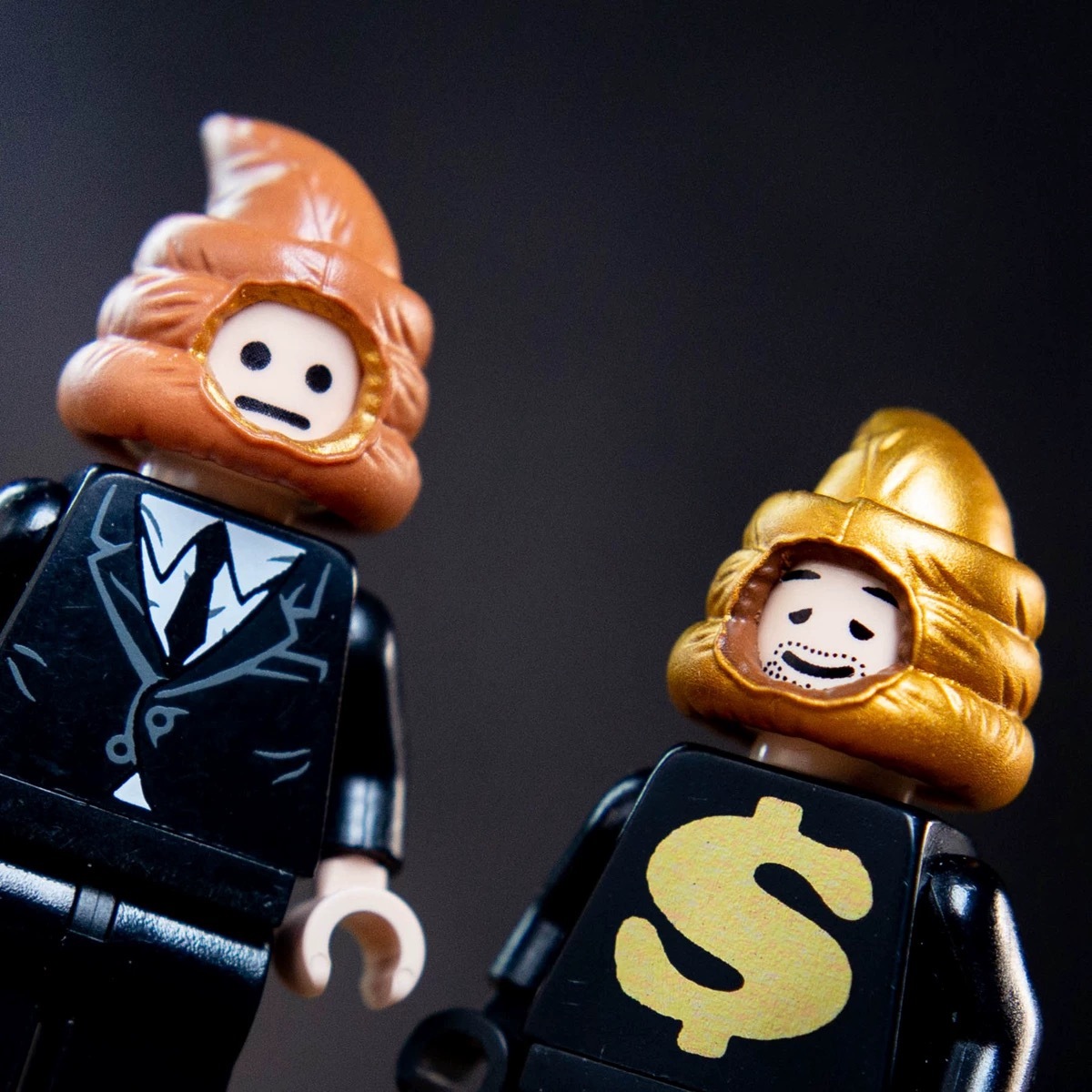 【預訂】【B.X Brick】惡搞大便頭套