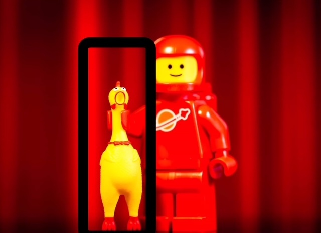 【預訂】【B.X Brick】尖叫雞 手持件