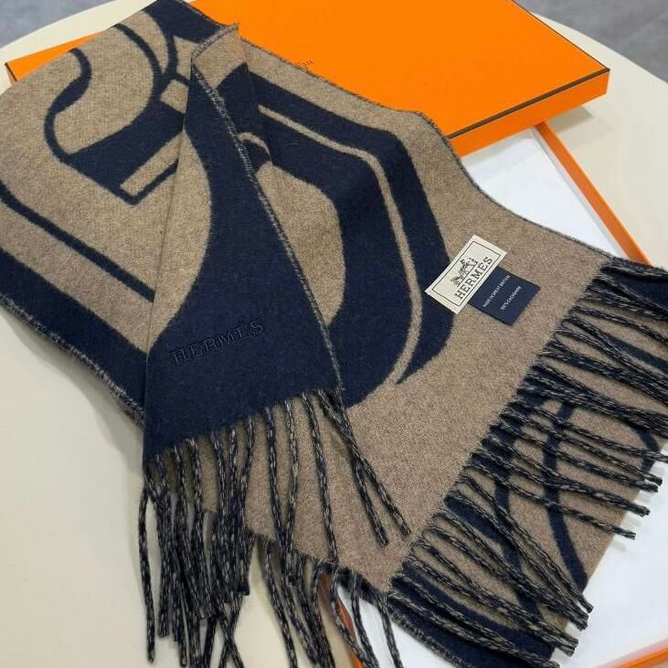 エルメス HERMES H394841T MUFFLER BURBERRY ファッション小物 8090720 