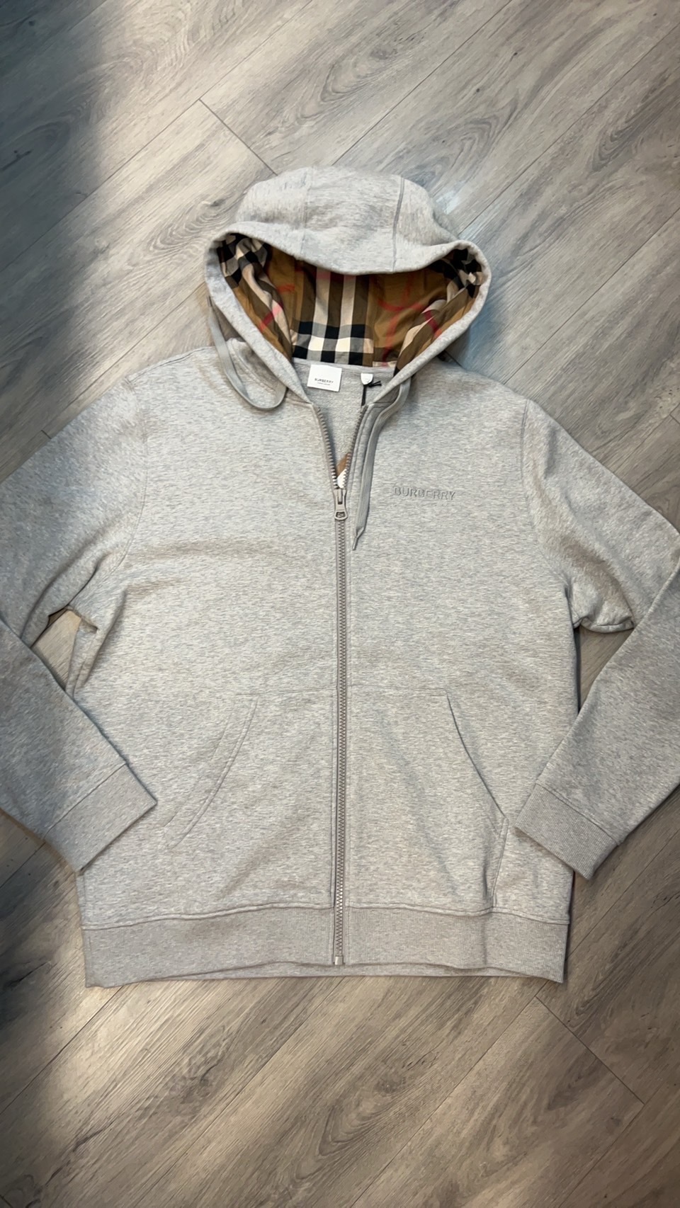 Burberry 經典格紋 連帽外套 棉外套