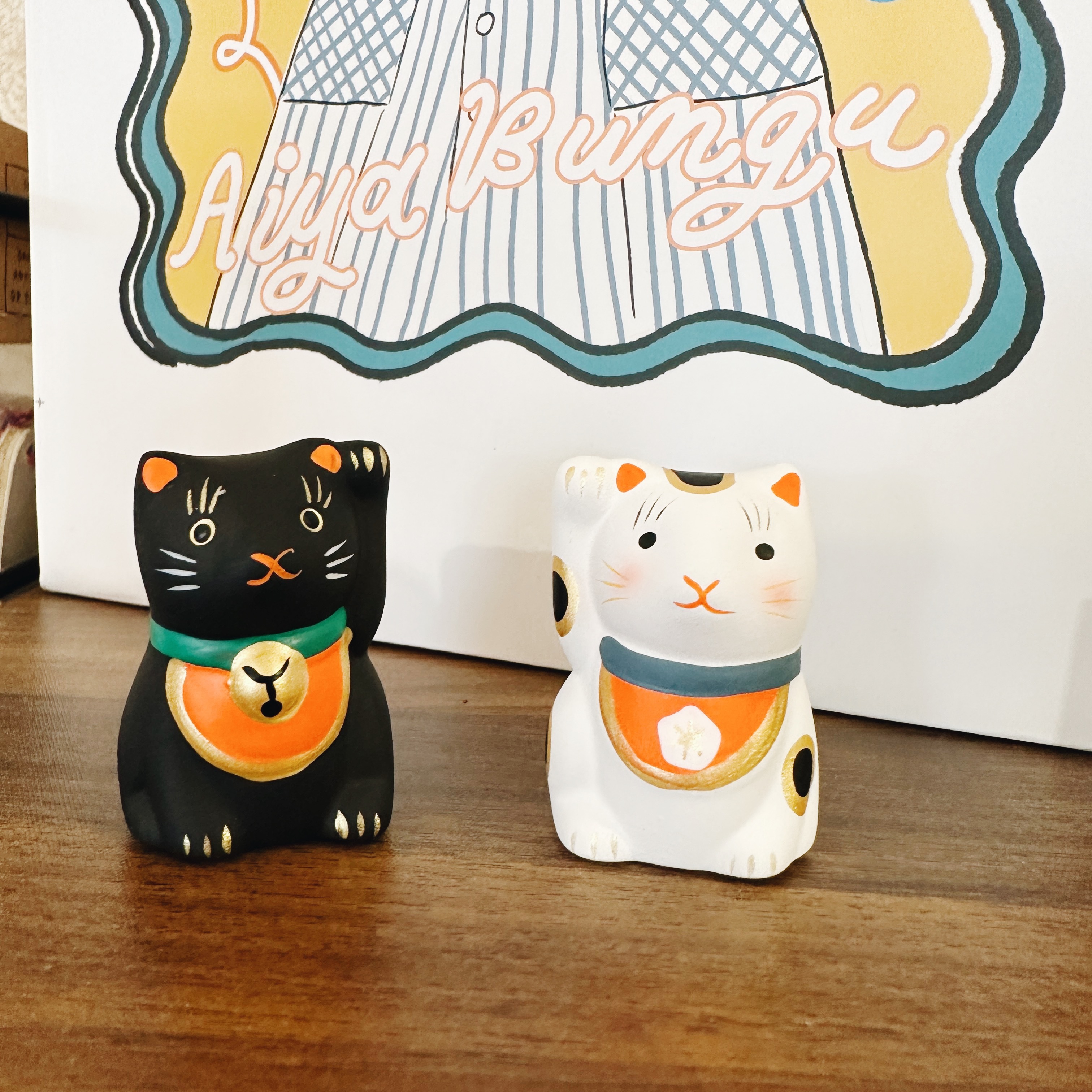 招財貓 2入組 御神籤｜中川政七商店