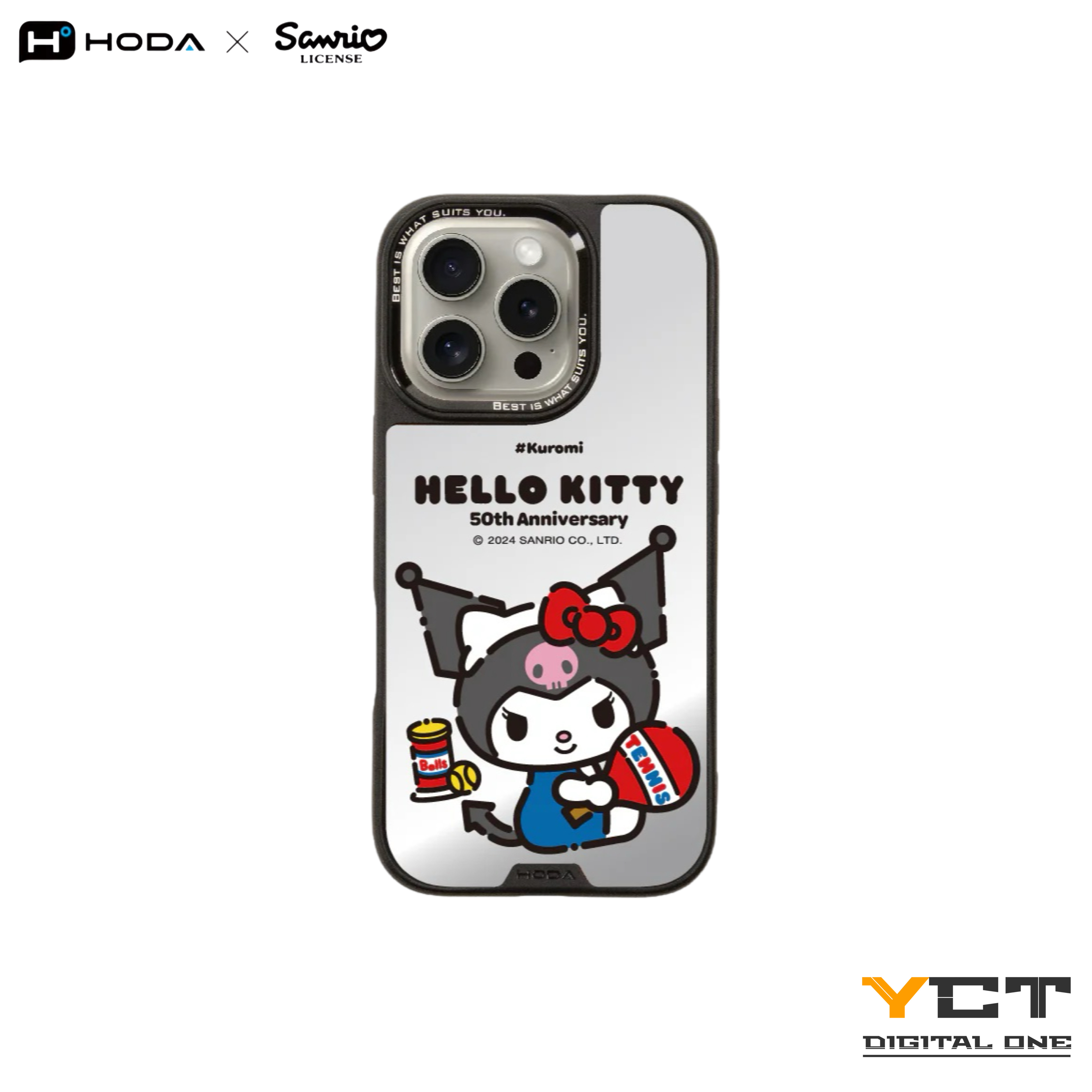 Kuromi Hello Kitty 50周年系列 MagSafe 手機保護殼 iPhone 16 / 15 系列 | HODA®