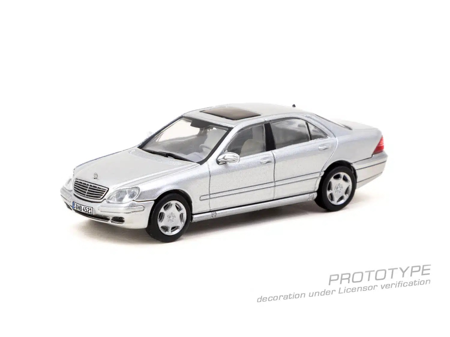 Tarmac Works 平治 Mercedes-Benz S-Class Brilliant Silver Metallic