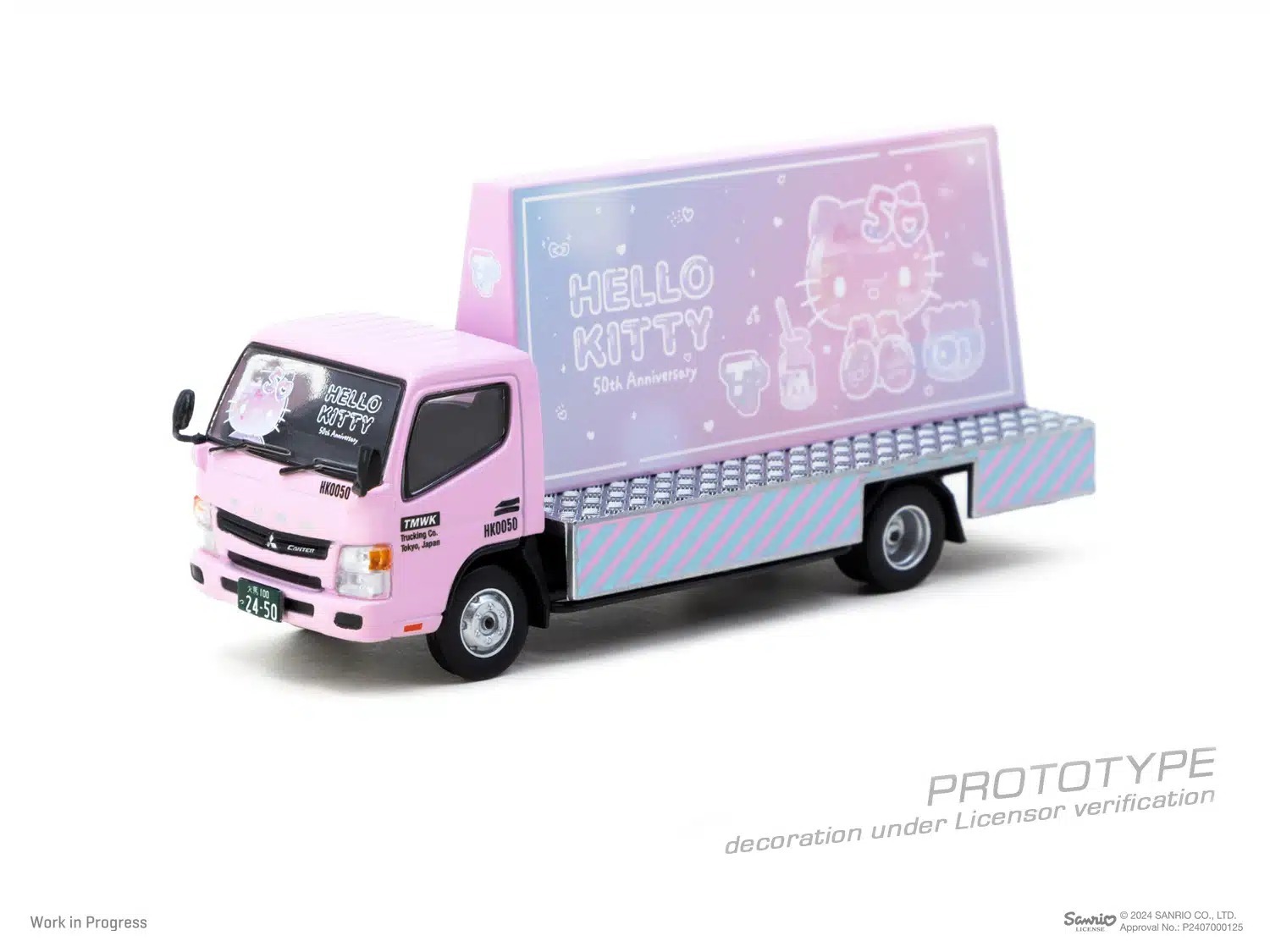 Tarmac Works Mitsubishi Fuso Canter Hello Kitty Billboard