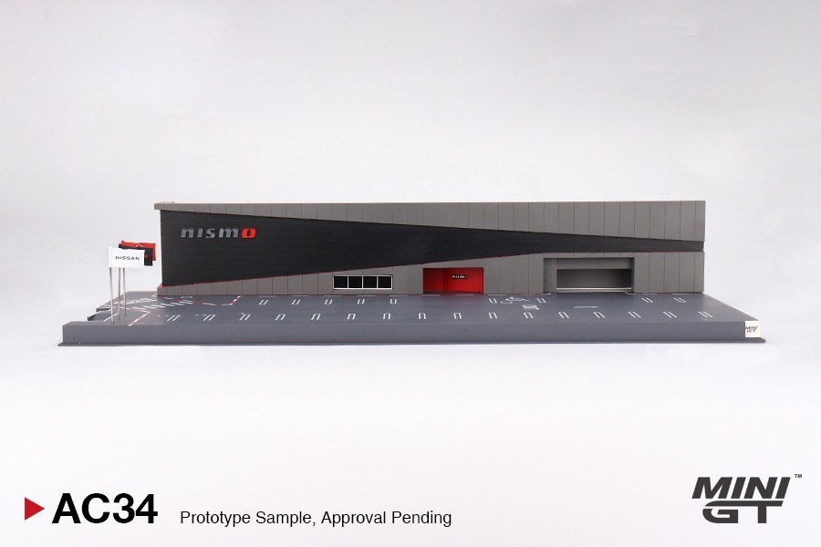 Mini GT 1/64 Diorama: 日產 NISSAN MOTORSPORTS & CUSTOMIZING CO.,LTD.  NISMO OPERATION