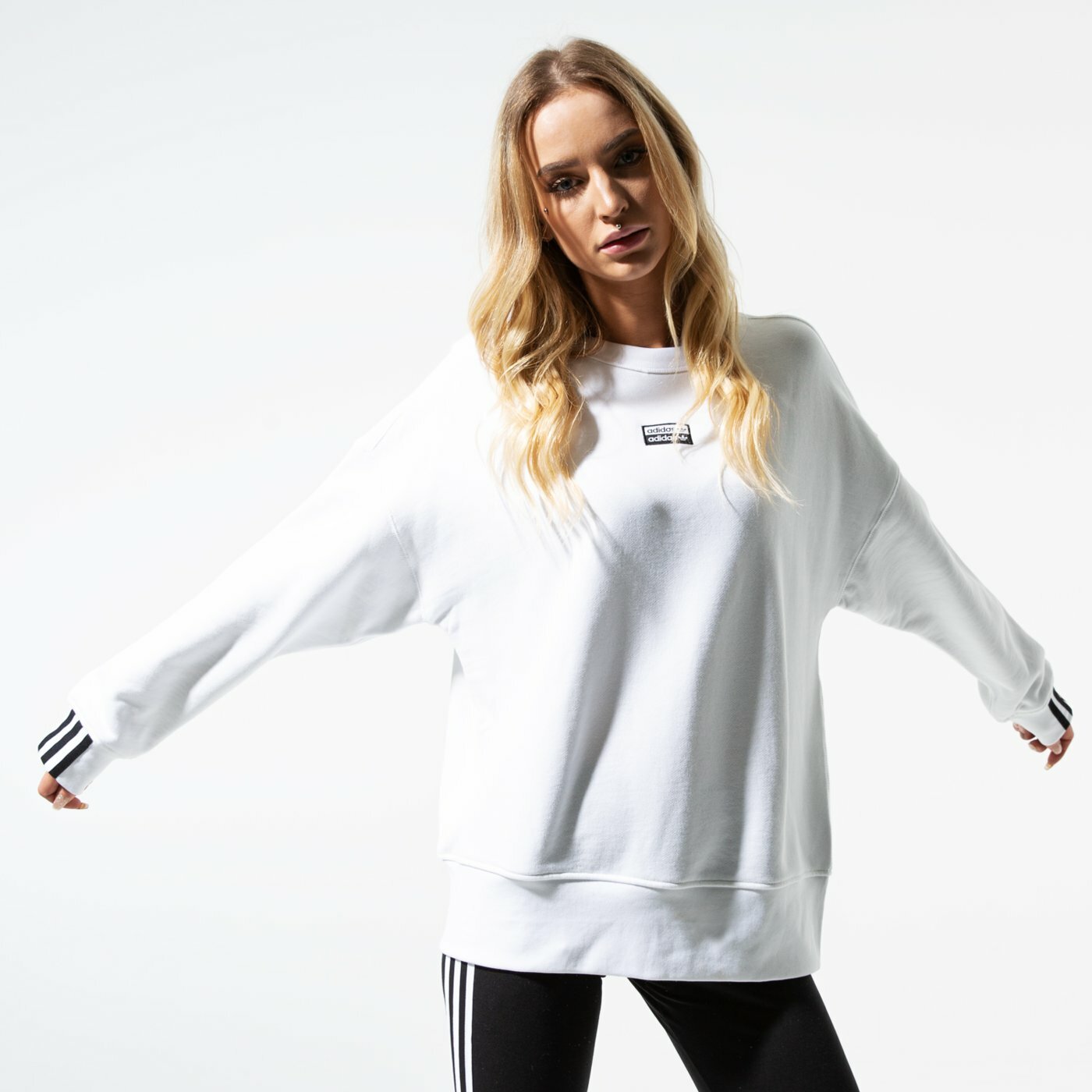 【零碼】ADIDAS ORIGINALS  R.Y.V.  三葉草女款長袖上衣