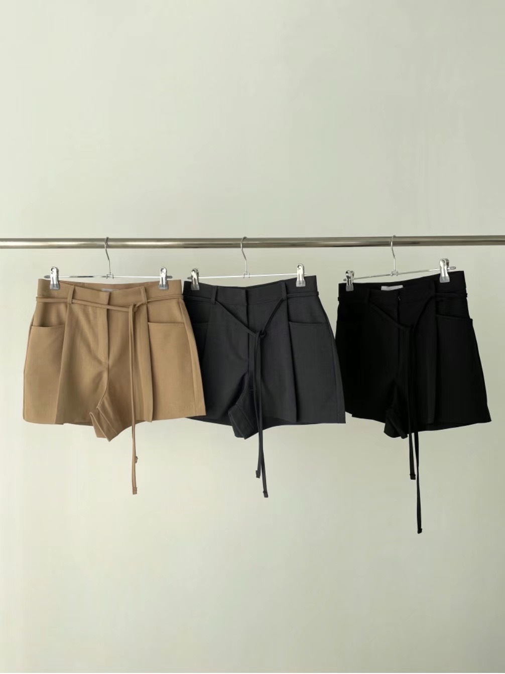 斷貨! 高質靚料綁帶西裝褲