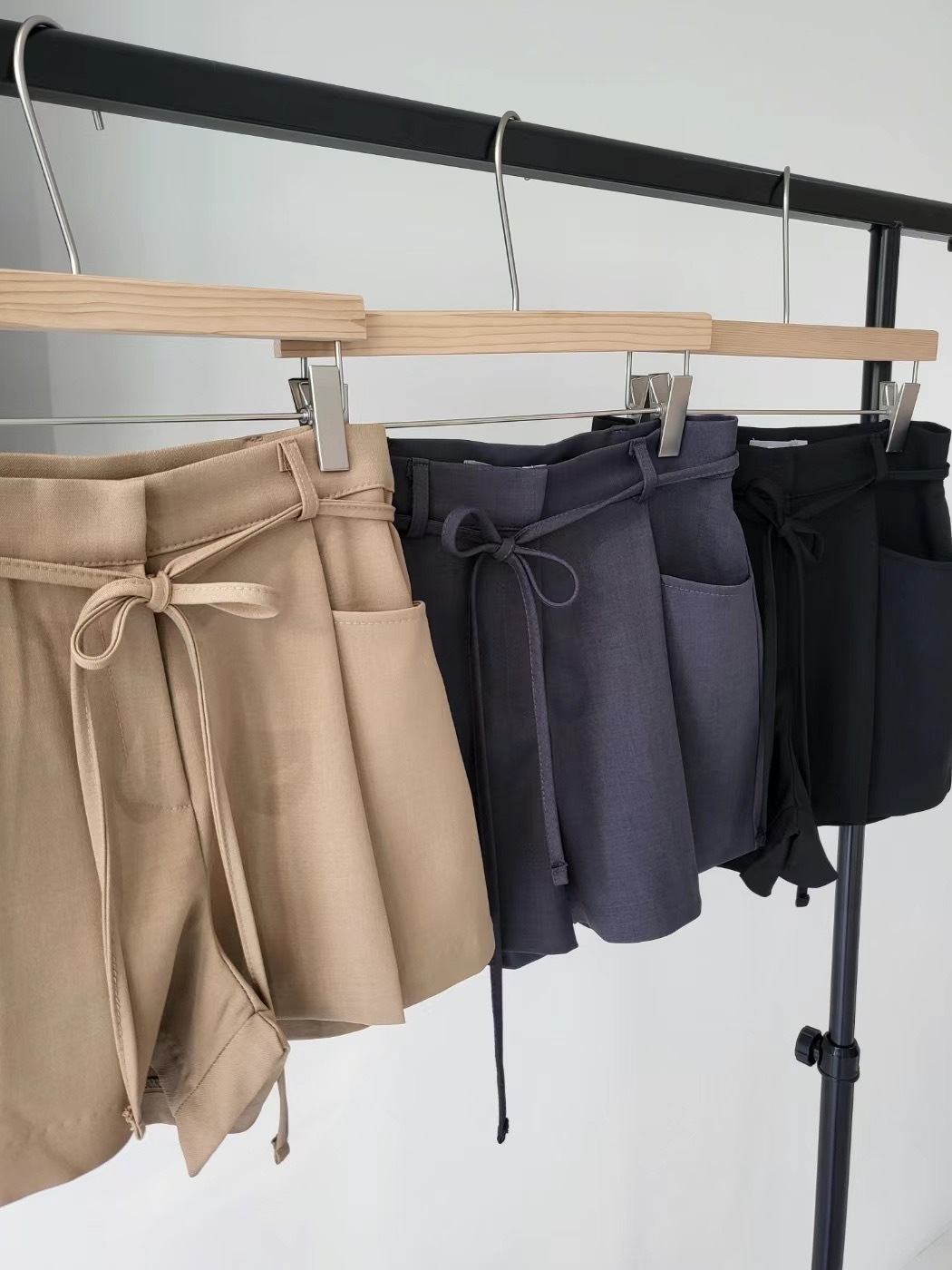 斷貨! 高質靚料綁帶西裝褲