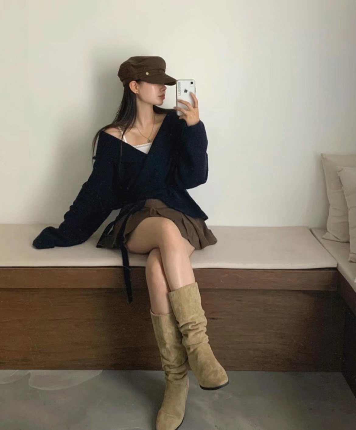 斷貨! 勁靚鬆身綁帶外套