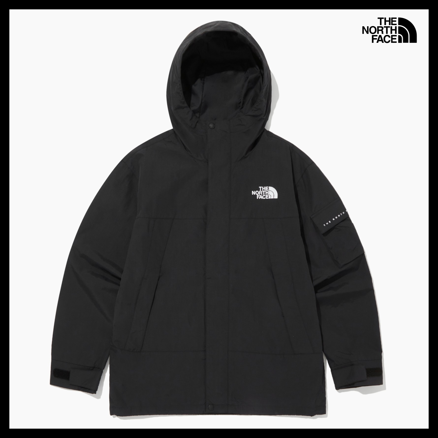 【現貨】THE NORTH FACE 北臉 白標 風衣外套 黑色XL