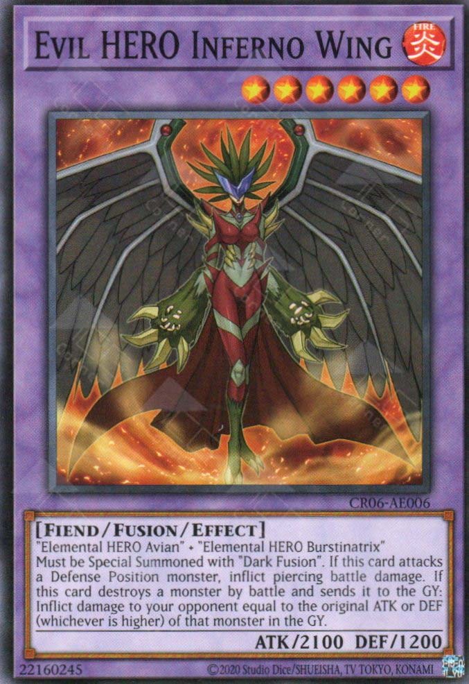 CR06-AE006 Evil HERO Inferno Wing (N)