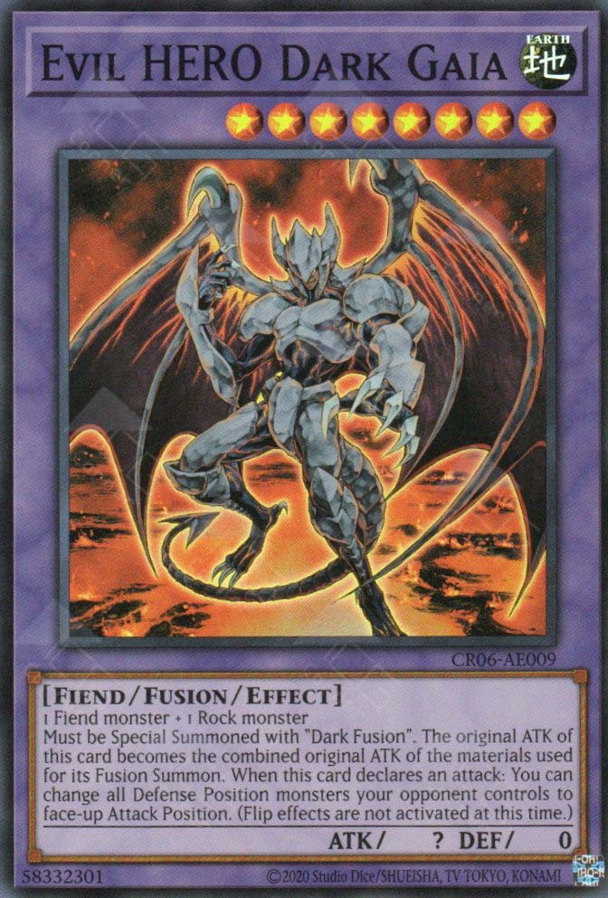 CR06-AE009 Evil HERO Dark Gaia (SR)