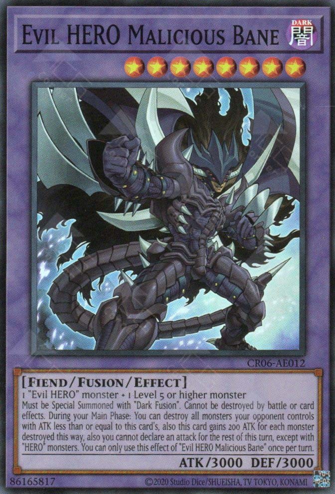 CR06-AE012 Evil HERO Malicious Bane (SR)